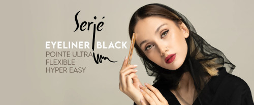 خط چشم ماژیکی مشکی سرژه