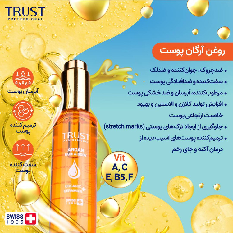 پک تخصصی تراست روتین روشن سازی پوست بدن خشک